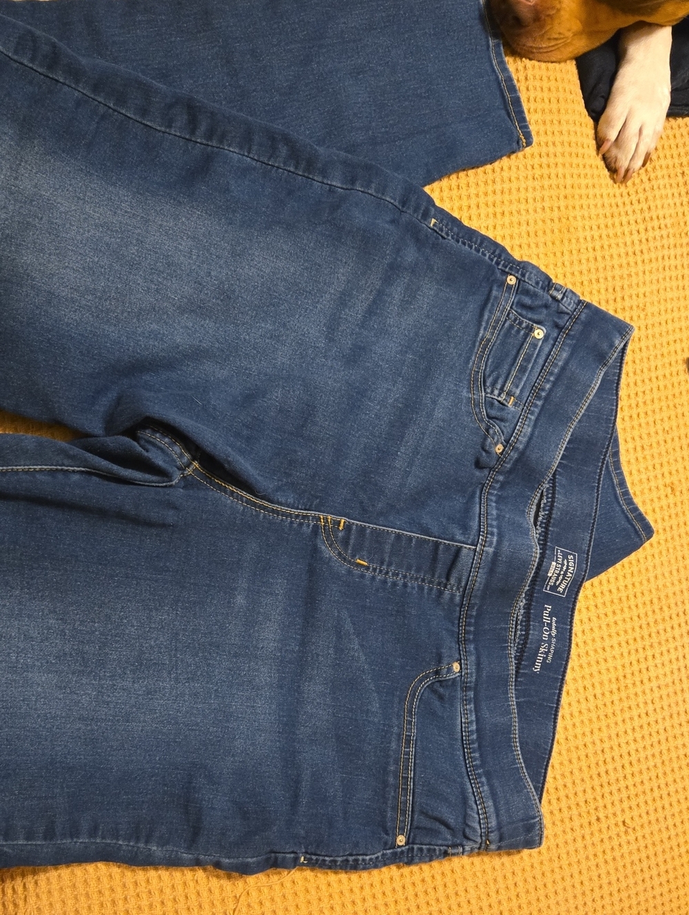 Levi's Dark Blue Pull-On Skinny Jeans